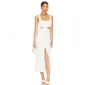 Revolve L*Space Women’s “Skyler” Dress -white Size Large. NEW WITH TAGS